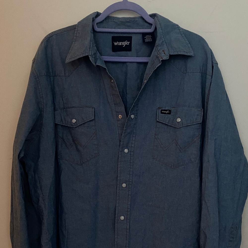 Wrangler Denim Shirt - Blue